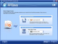 Wondershare PowerPoint to DVD burner screenshot